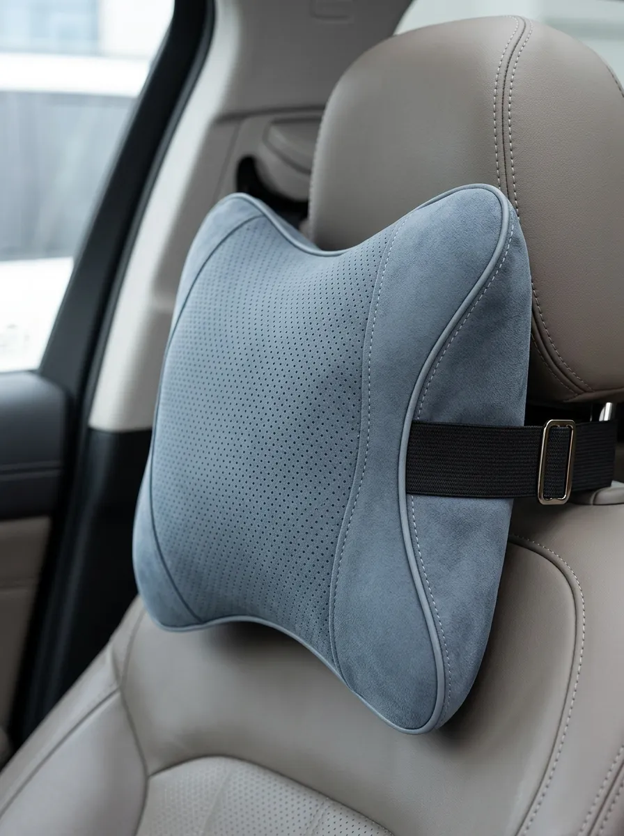 Refined Pattern Car Neck Support Pillow