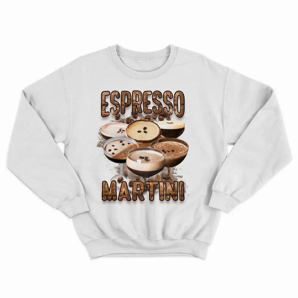 Espresso Graphic Fleece Crewneck