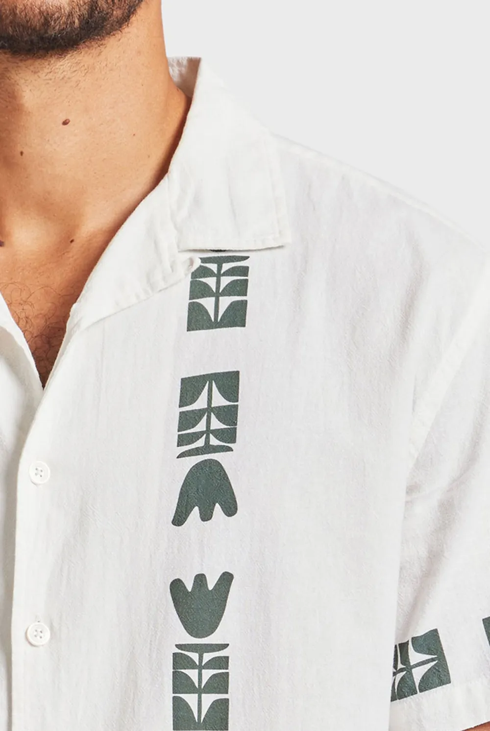 Casual Vacation Camp Collar Short Sleeve Shirt