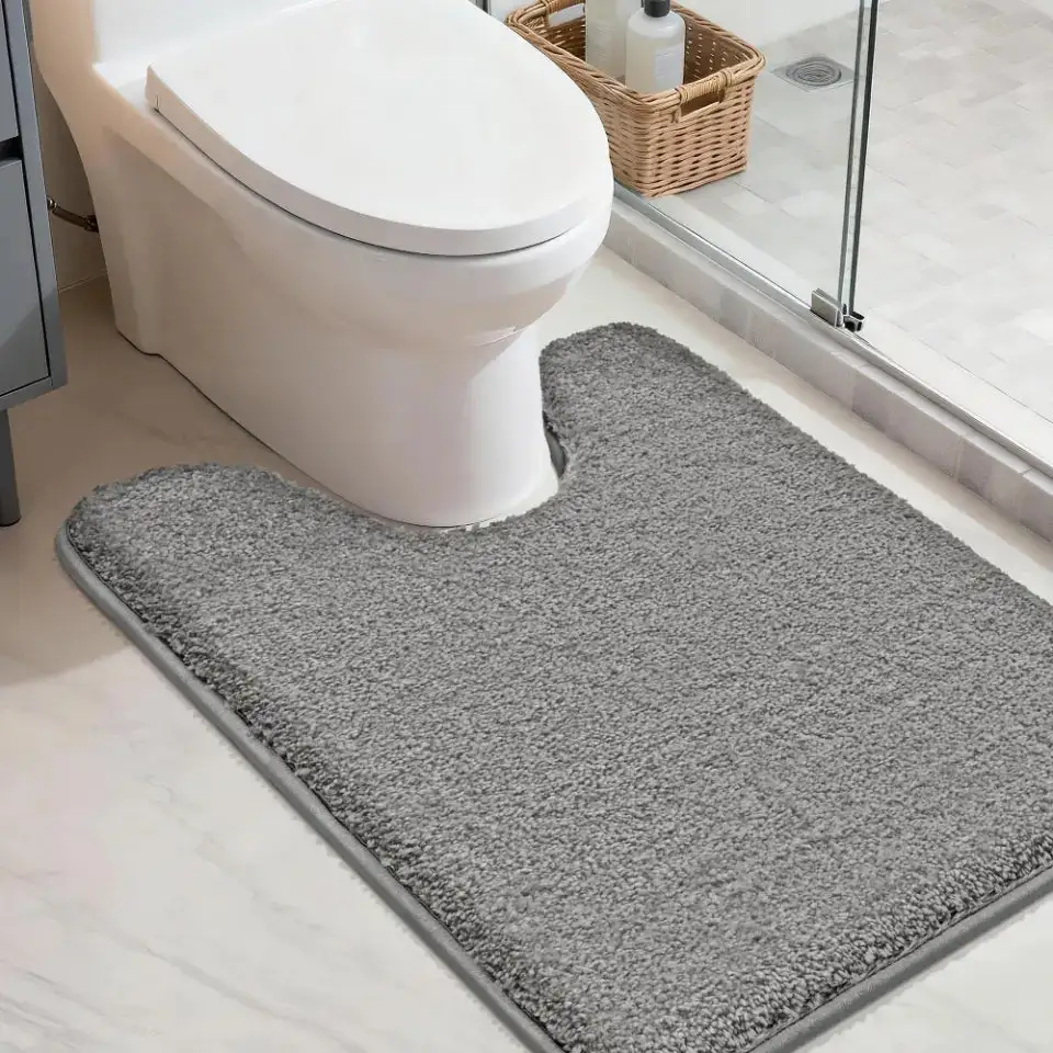 Solid U Shaped Bath Rug