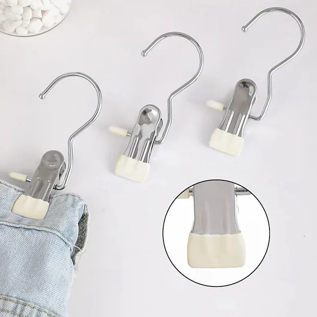 Versatile Closet Hanging Storage Clips