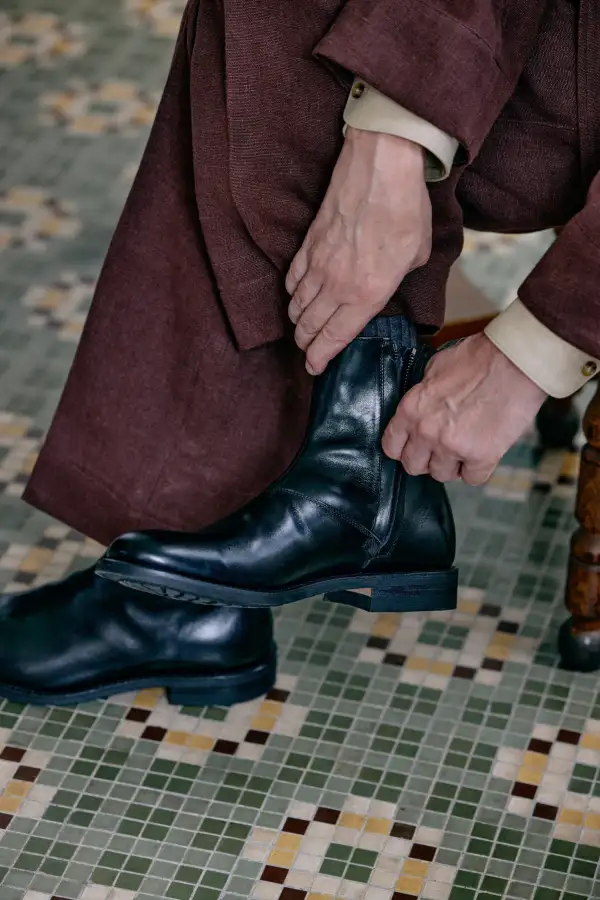 Classic Calf Leather Men's Casual Dress Shoes