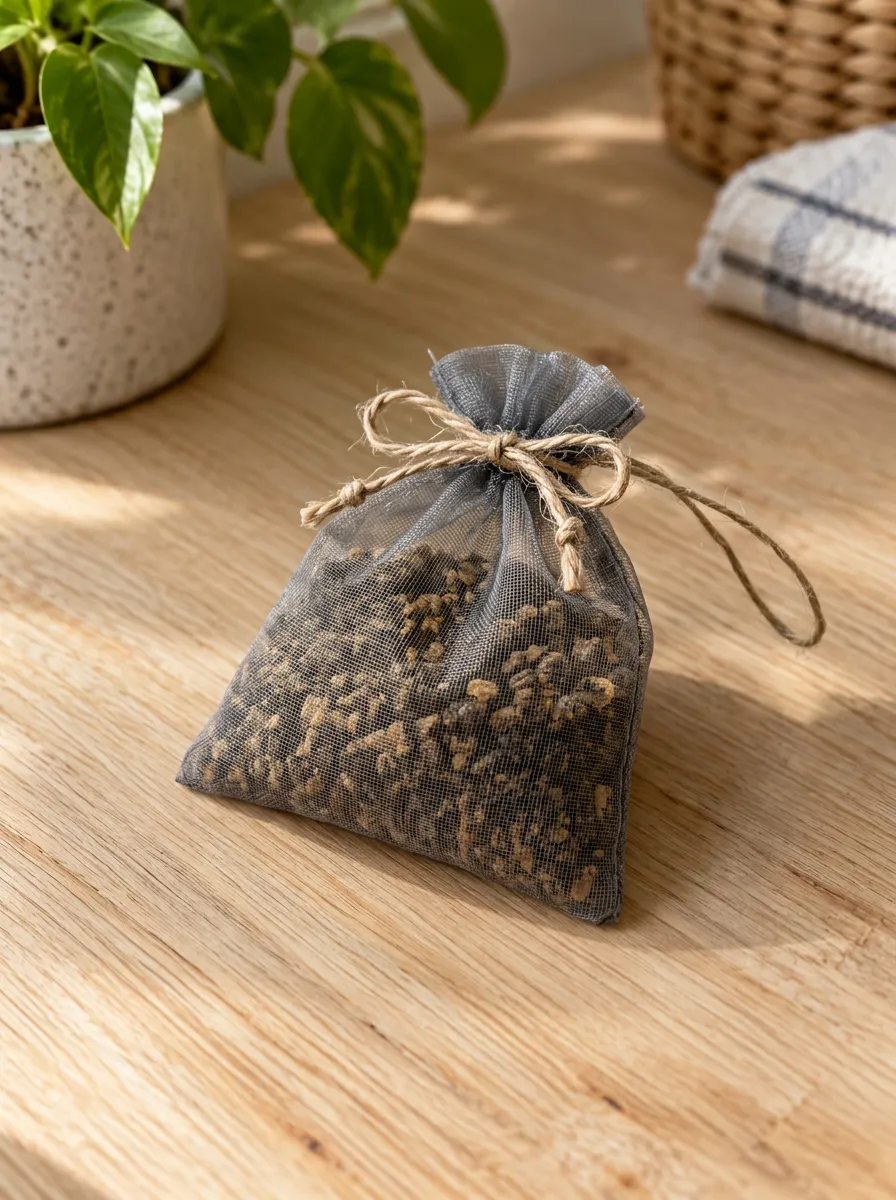 Mesh Drawstring Mouse Repellent Pouch