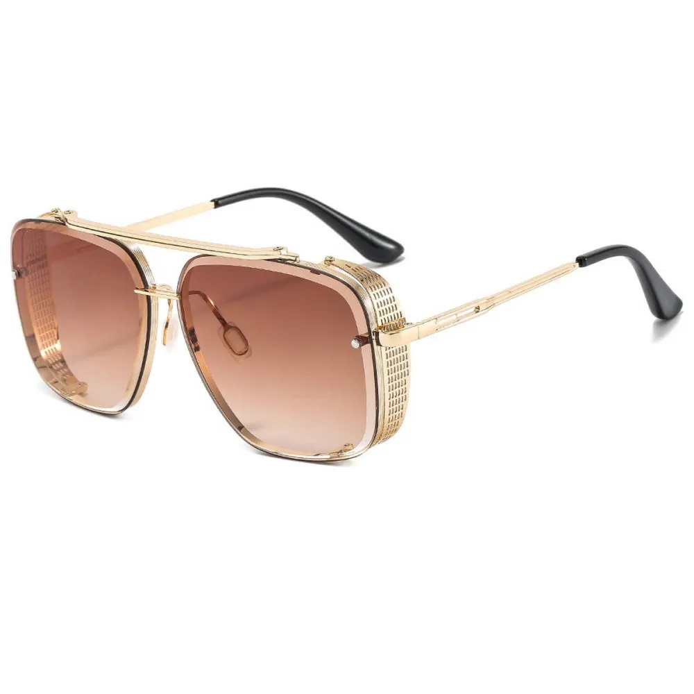 Browline Metal Sunglasses