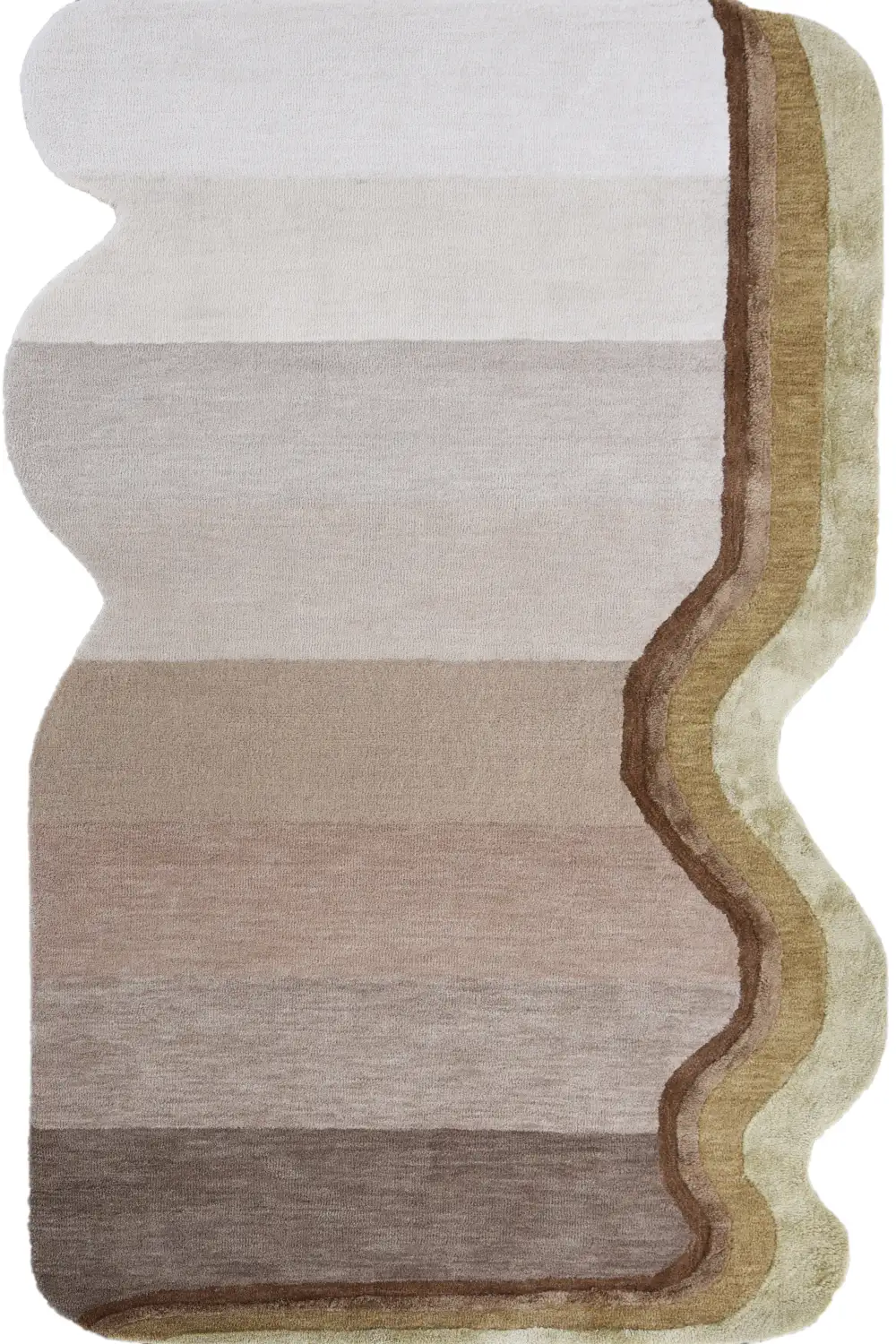 Hand Tufted Abstract Contemporary Wool Viscose Area Rug