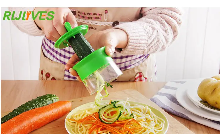 Narrow Vegetable Spiral Slicer Tool