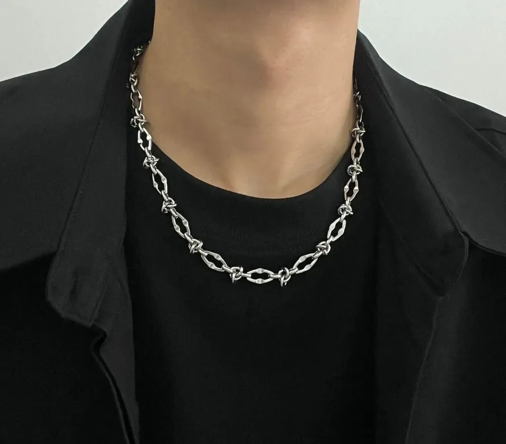 Minimalist Titanium Steel Necklace