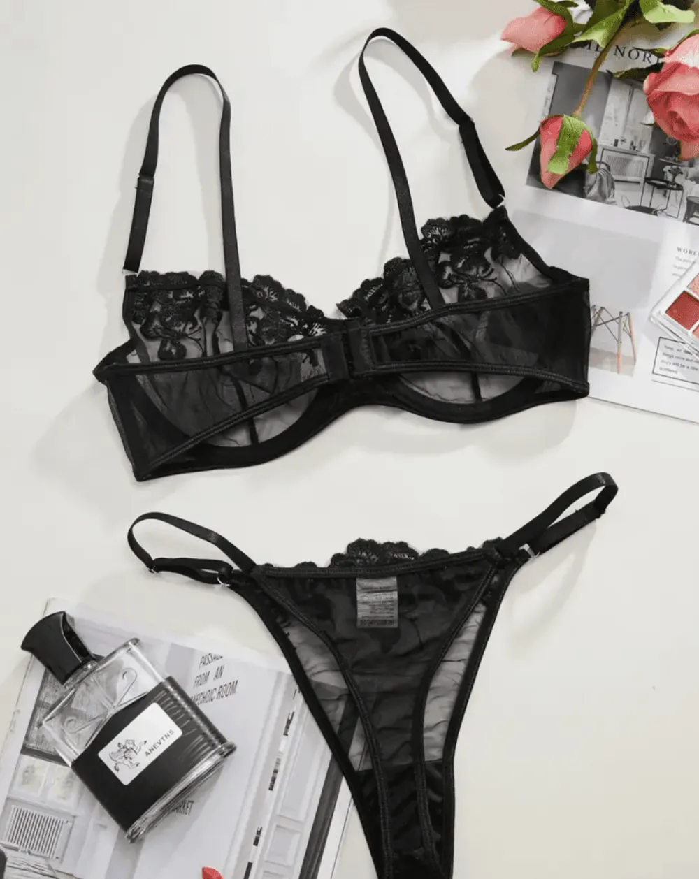 Refined Sheer Lingerie Set