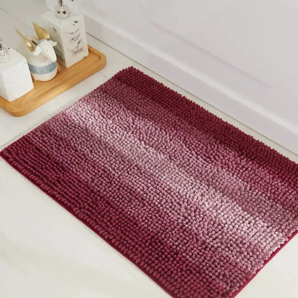 Gradient Stripe Bath Rug