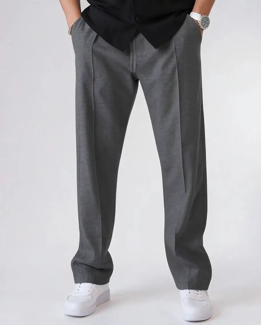Modern Straight Leg Casual Pants
