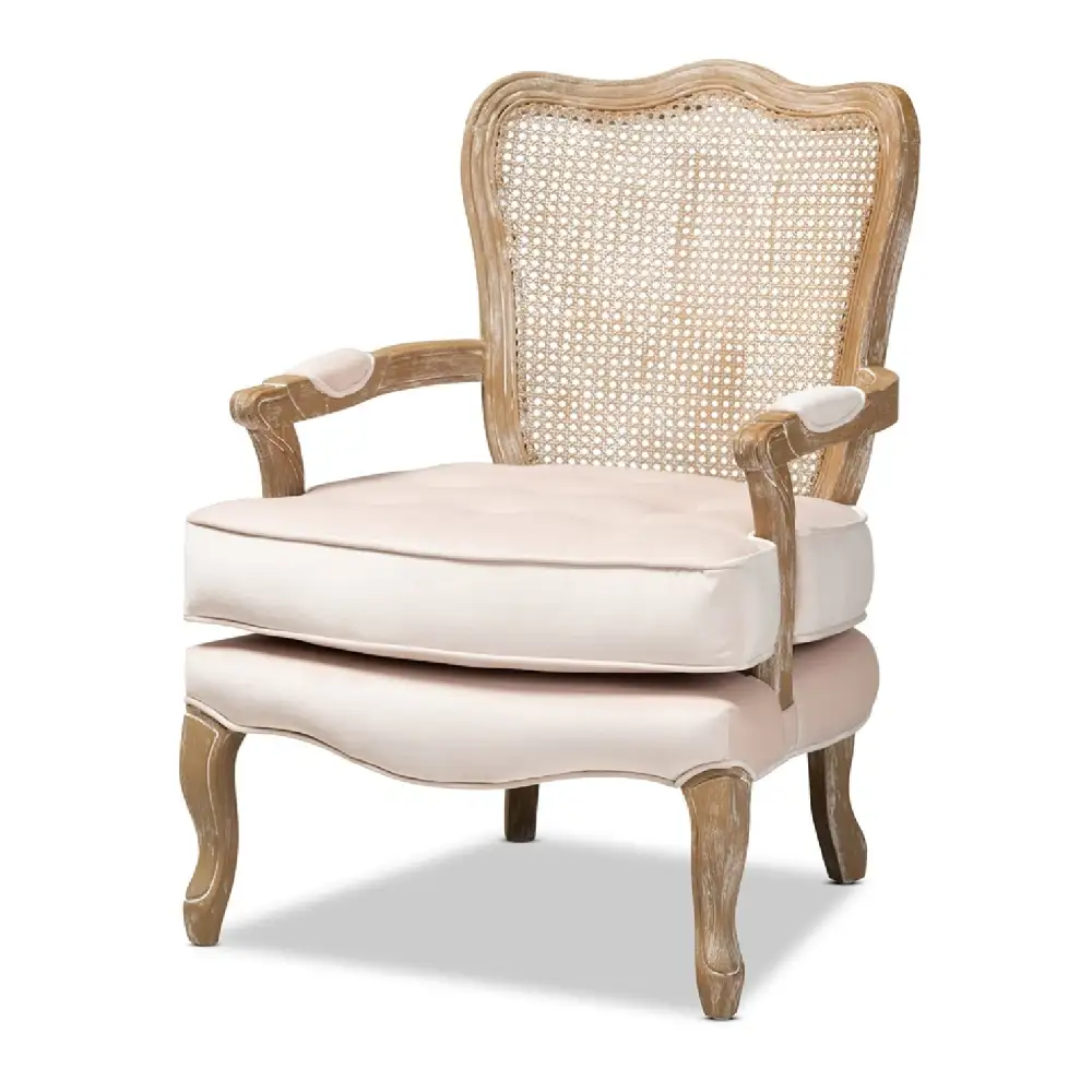 Velvet Seat Accent Chair