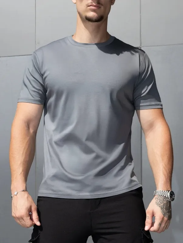 Dark Grey Clean Fit T-Shirt