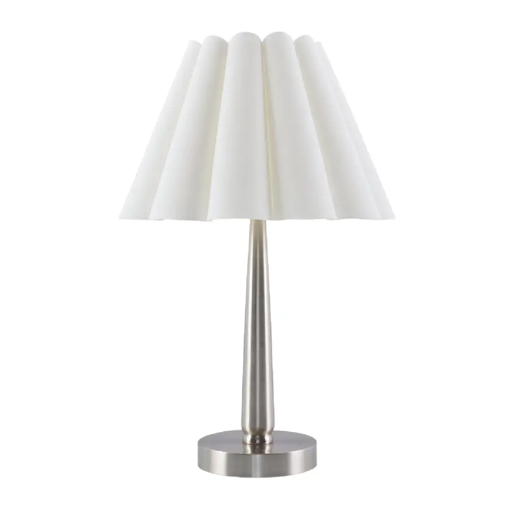 Iron Base Linen Table Lamp