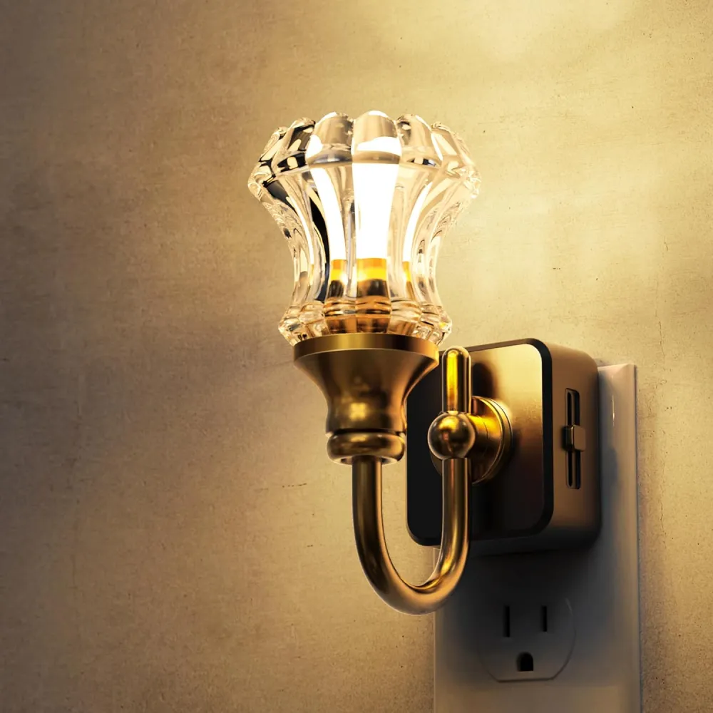 Floral Plug-In Night Light