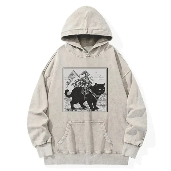 Knight Cat Rider Hoodie