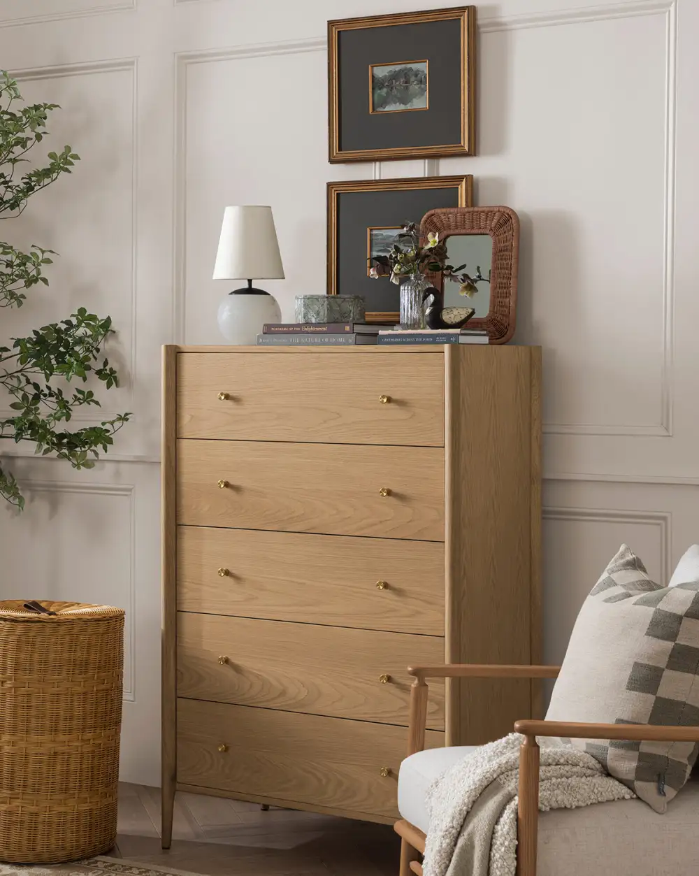 Versatile Storage Oak Dresser