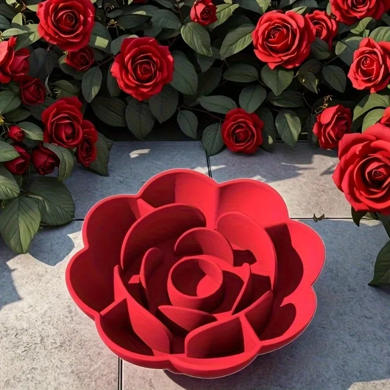Pet Flower-Shaped Food Bowl