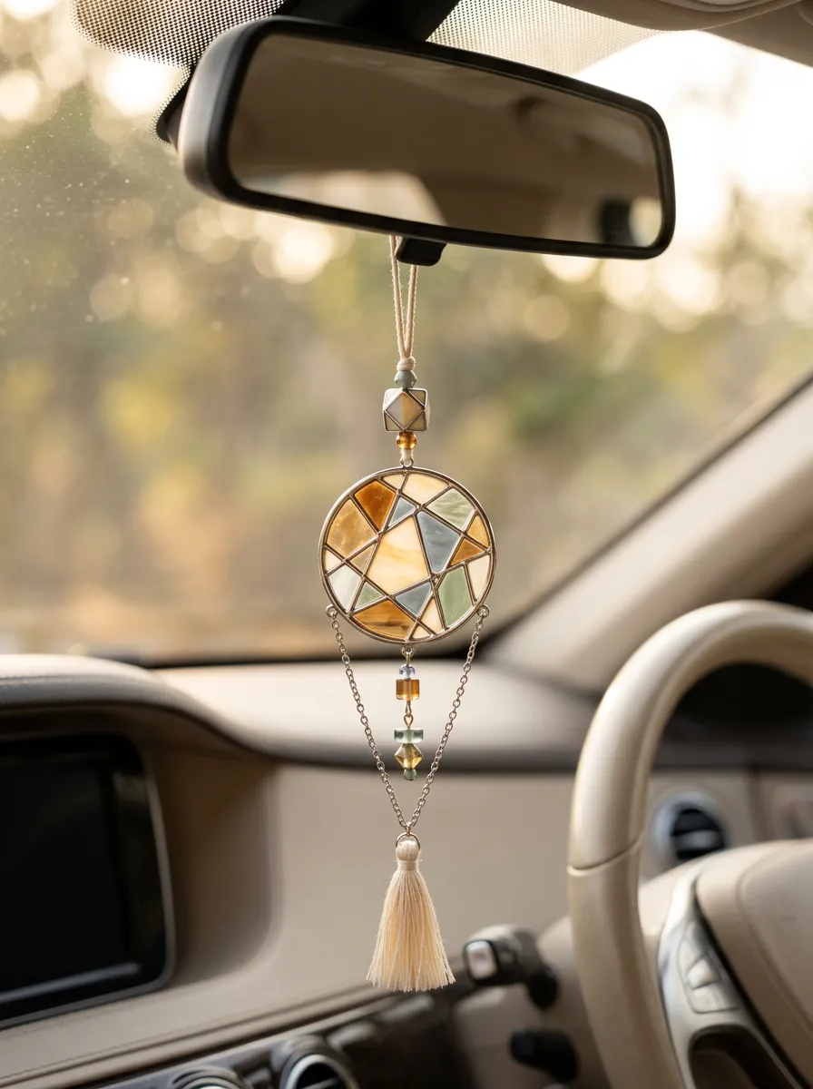 Tassel Rearview Mirror Hanging Ornament