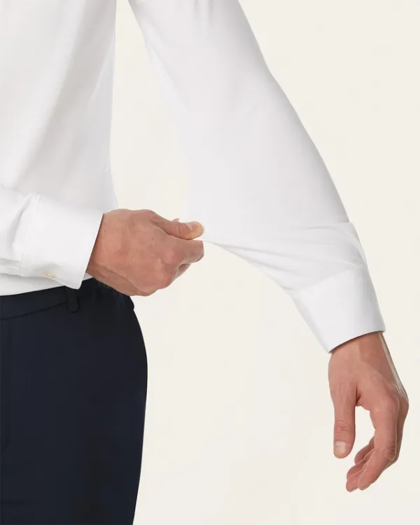 Knit Non-Iron Shirt White