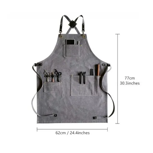 Functional Canvas Crossback Kitchen Work Apron
