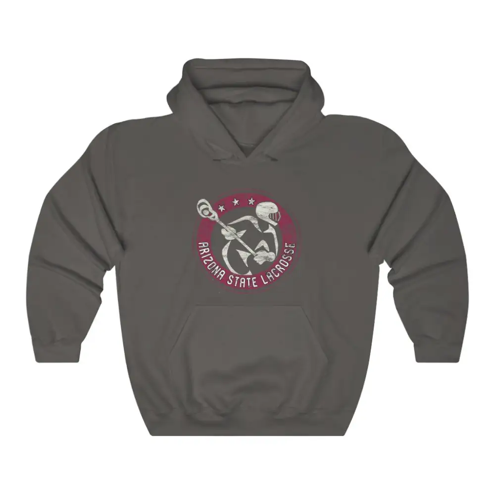 Vintage Player Lacrosse Graphic Pullover Hoodie