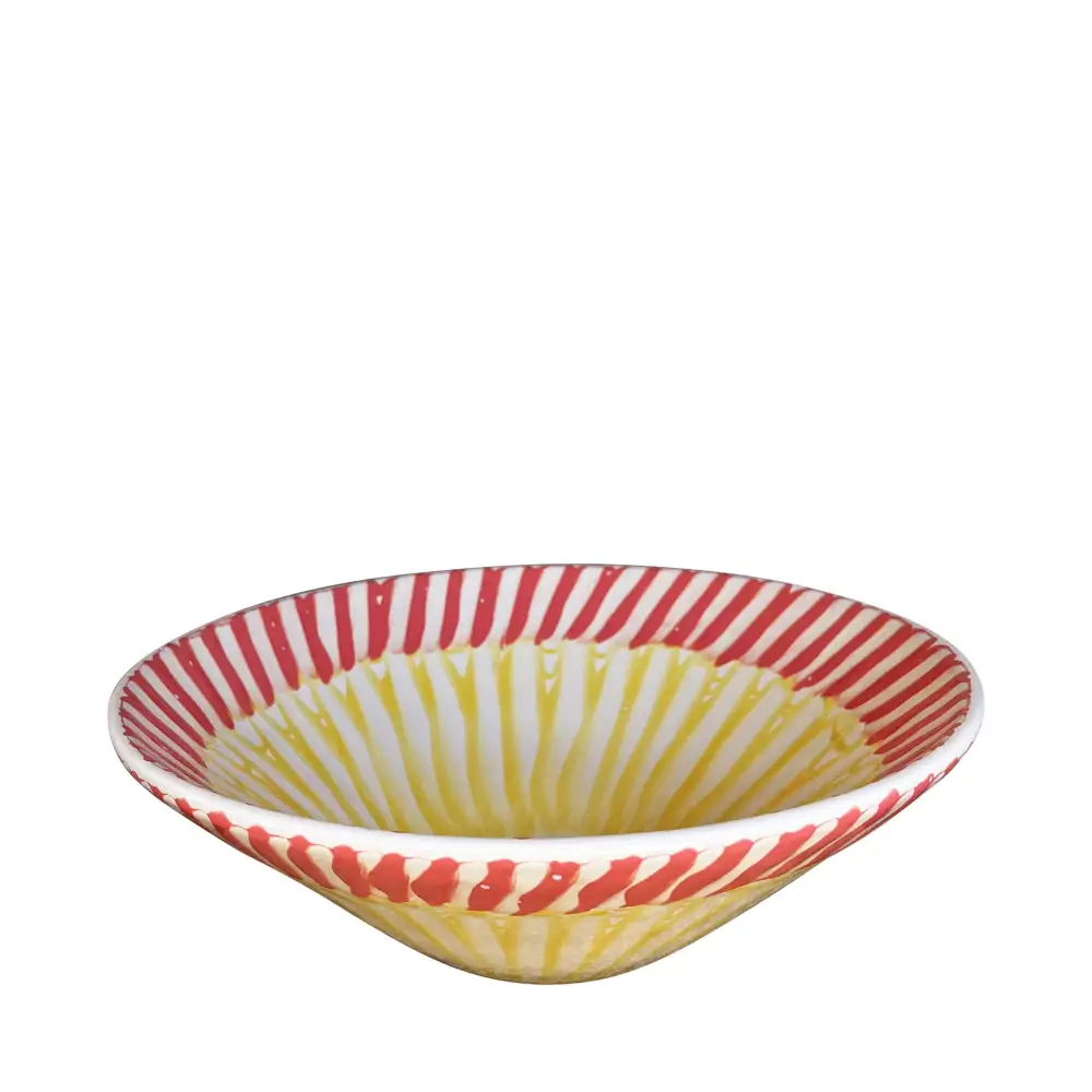 Summer-Inspired Ceramic Serving Bowl