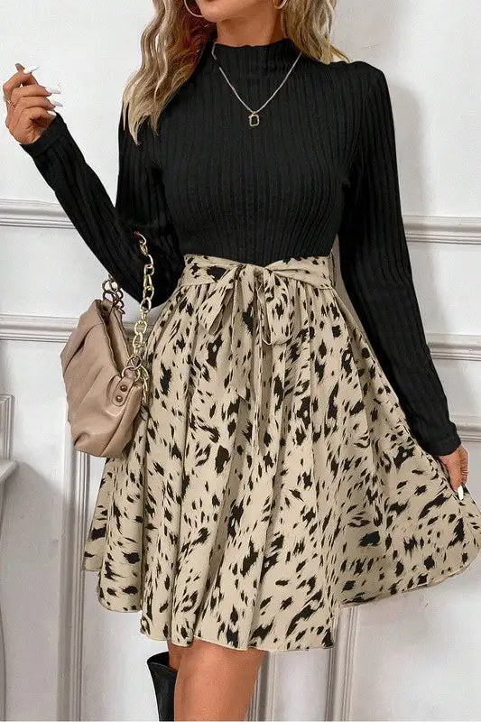Ribbed Midi Dress