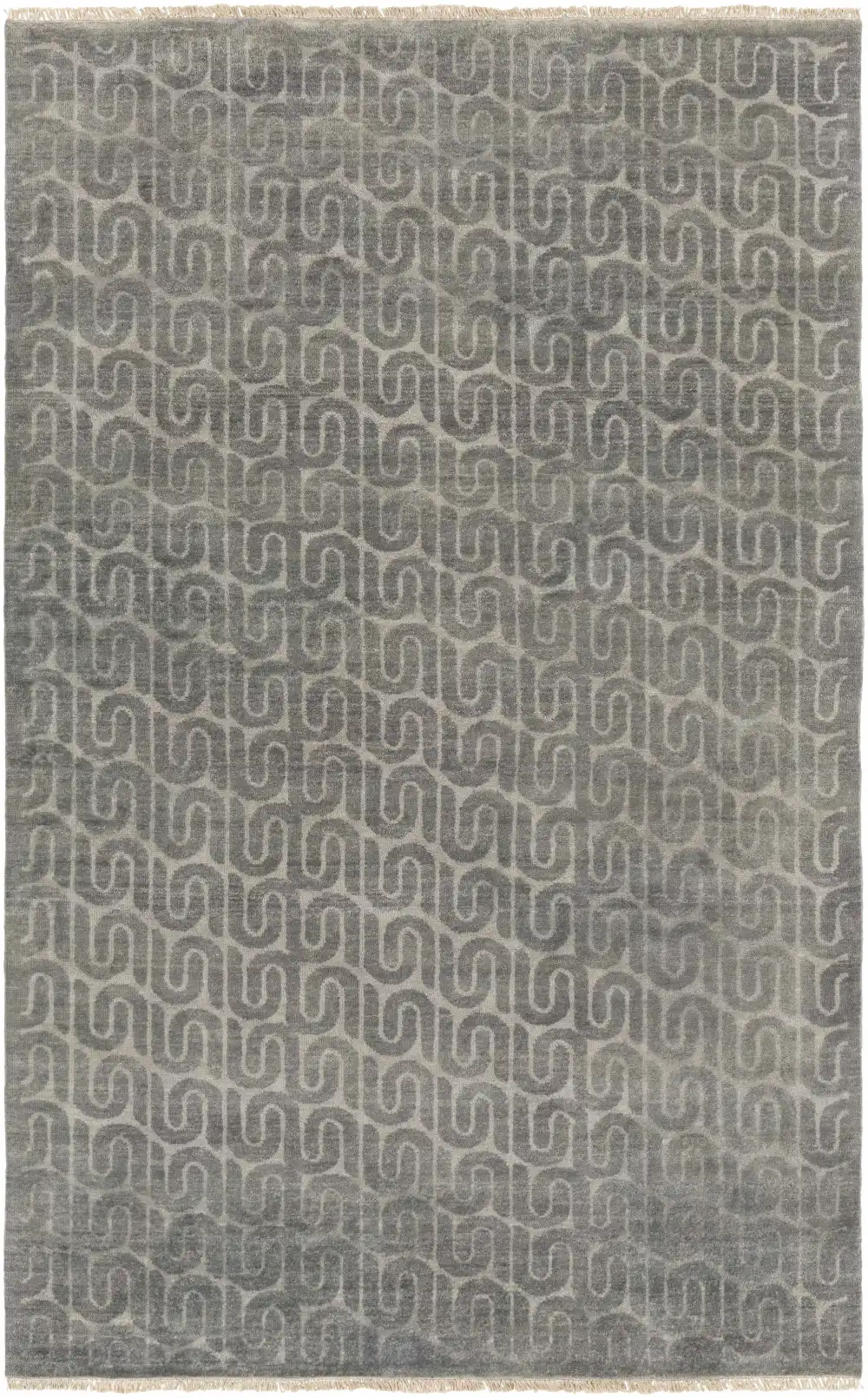 Refined Traditional Hand Knotted Wool Area Rug Styled Floor Accent