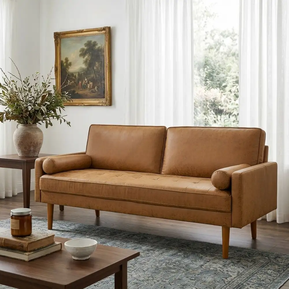 Minimalist Fabric Living Room Sofa
