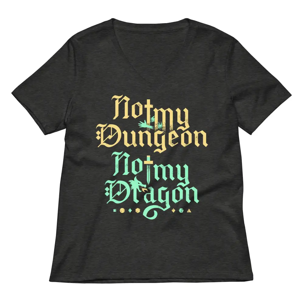 Dungeon Dragon V Neck Tee