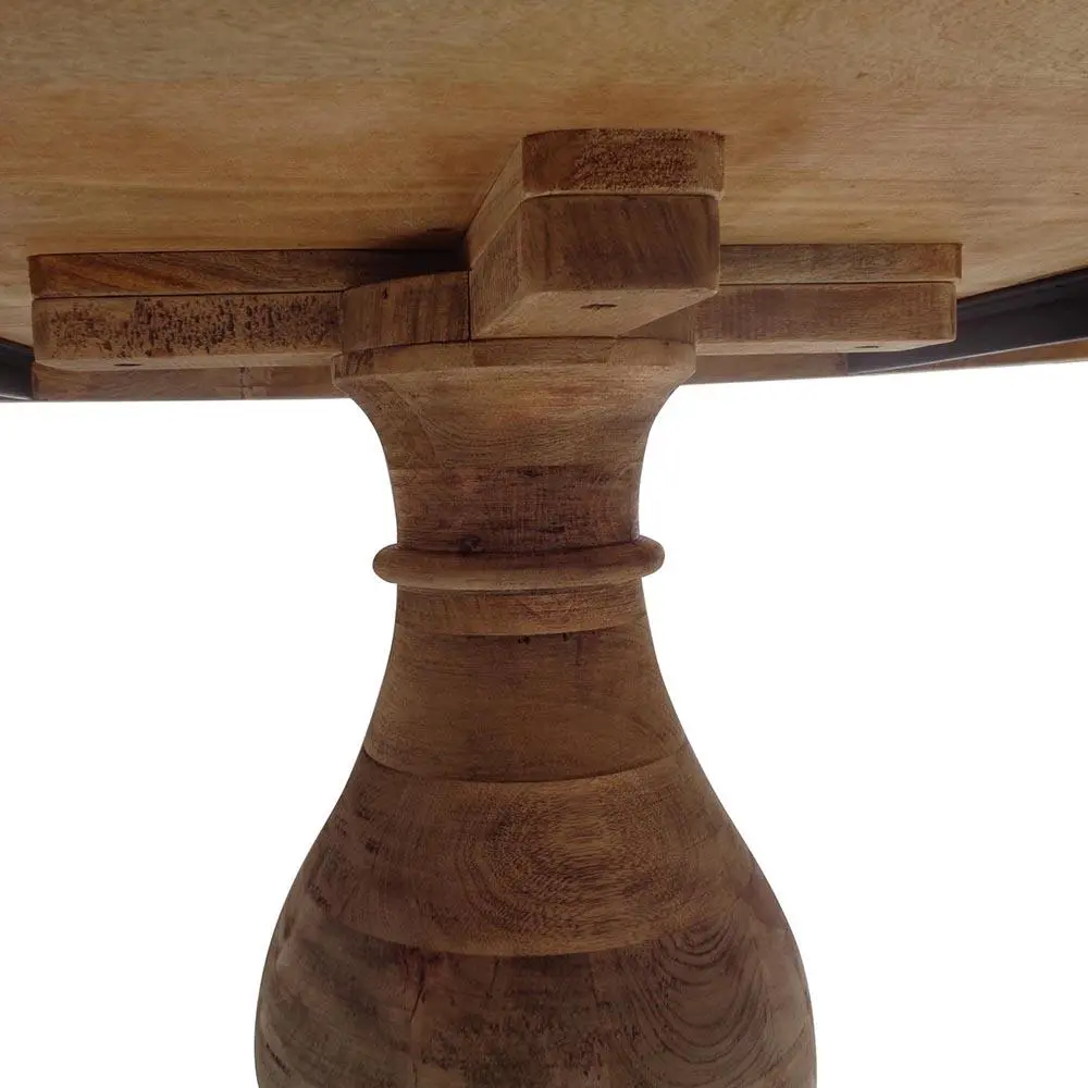 Round Mango Pedestal Table