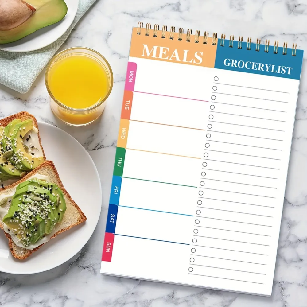 Spiral Meal & Grocery Planner