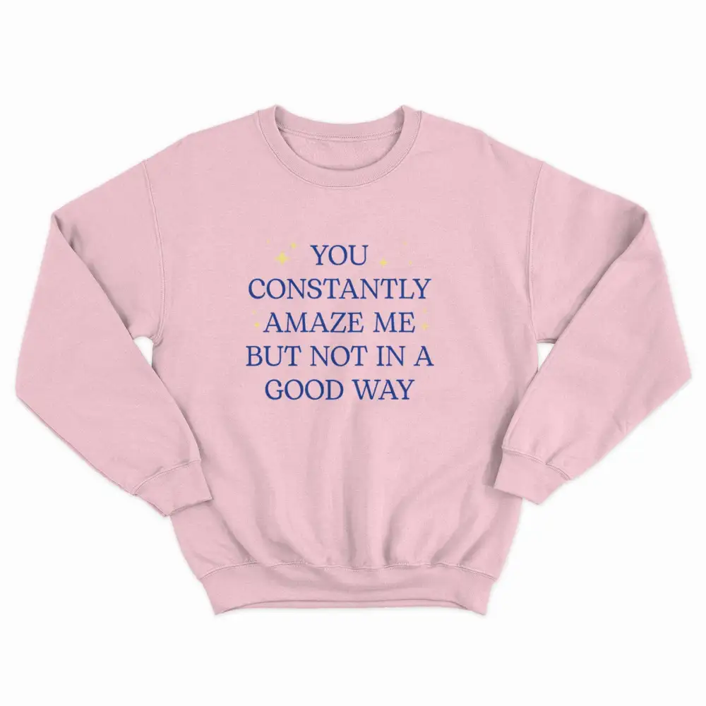 Amazing Style Fleece Crew Neck Sweatshirt
