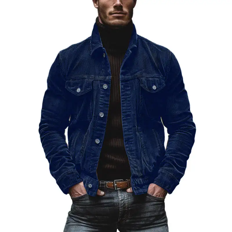 Buttoned Chore Corduroy Jacket