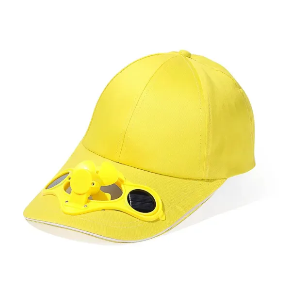 Colorful Solid-Color Fan-Shaped Cool Hat
