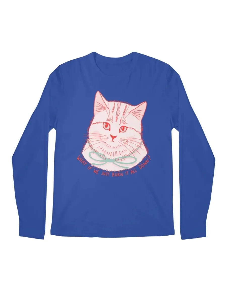 Cute Cat Graphic Casual T-Shirt