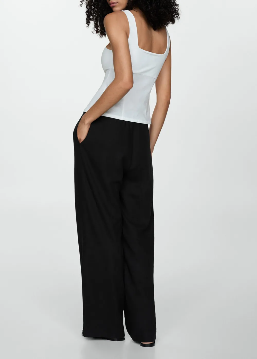 Linen Straight Pants
