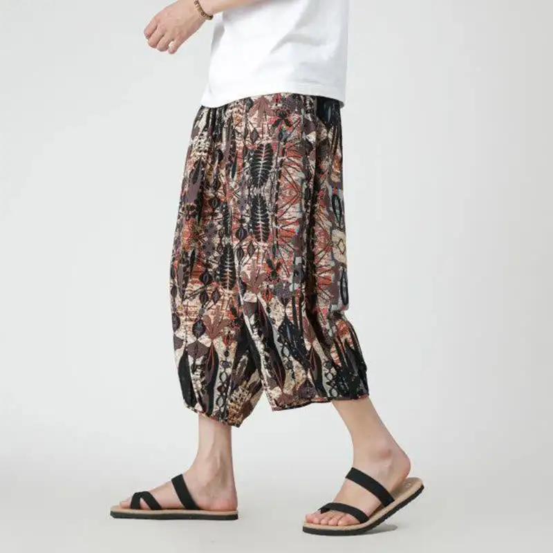 Patchwork Pocketed Pants