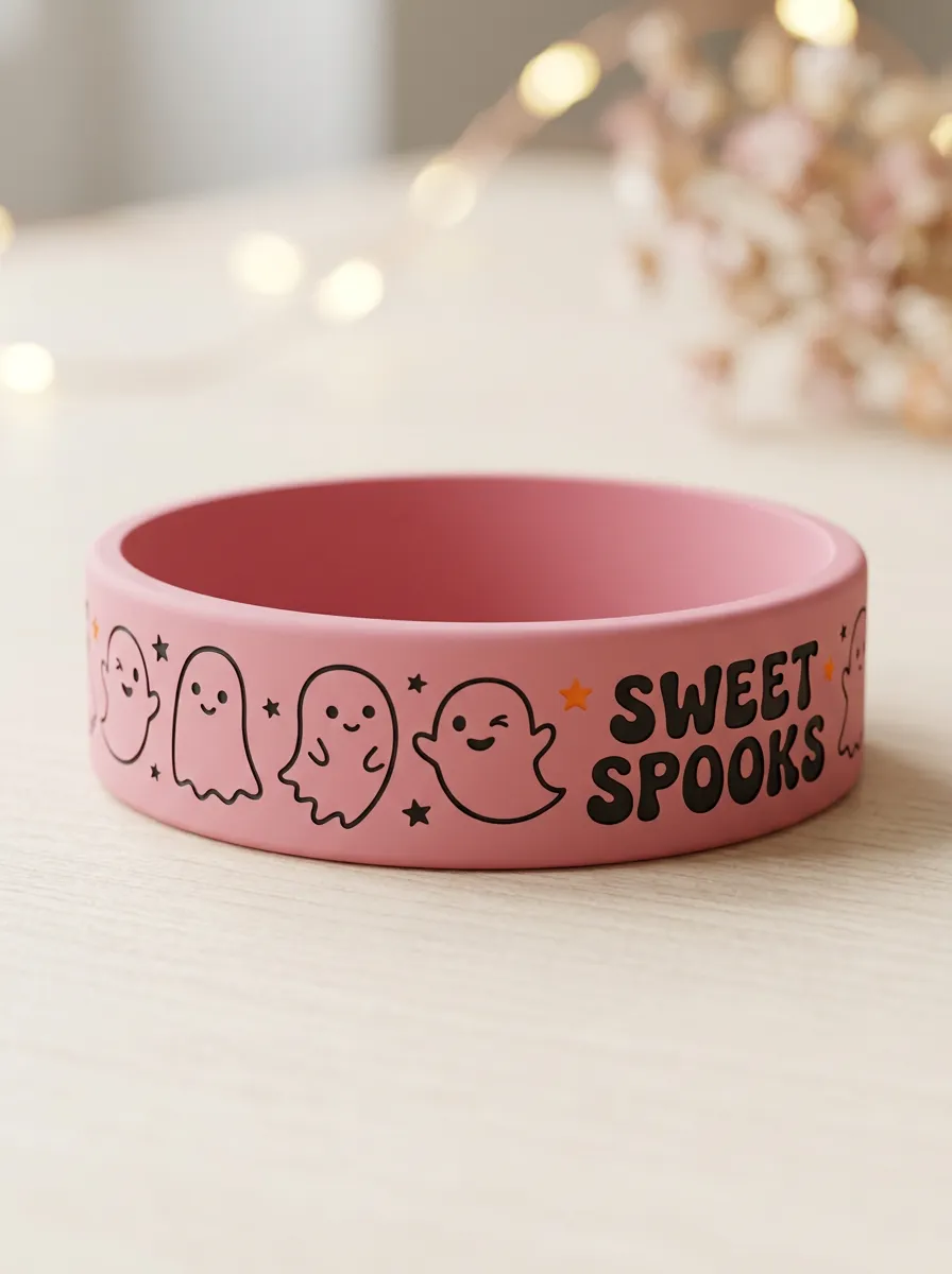 Ghost-Club Ghost Halloween Graphic Wristband
