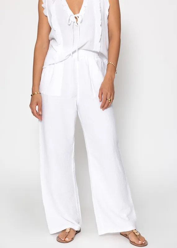 White Everyday Pants