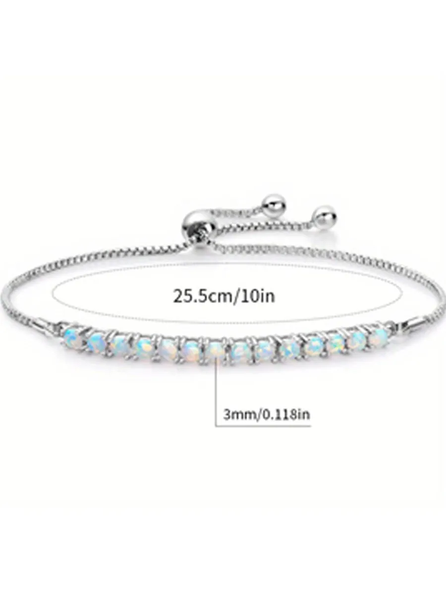 Emery Adjustable Colored Diamond Bracelet