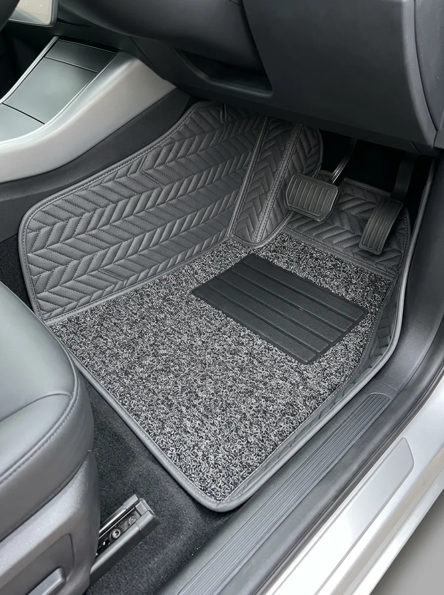 Herringbone Textured Car Floor Mats