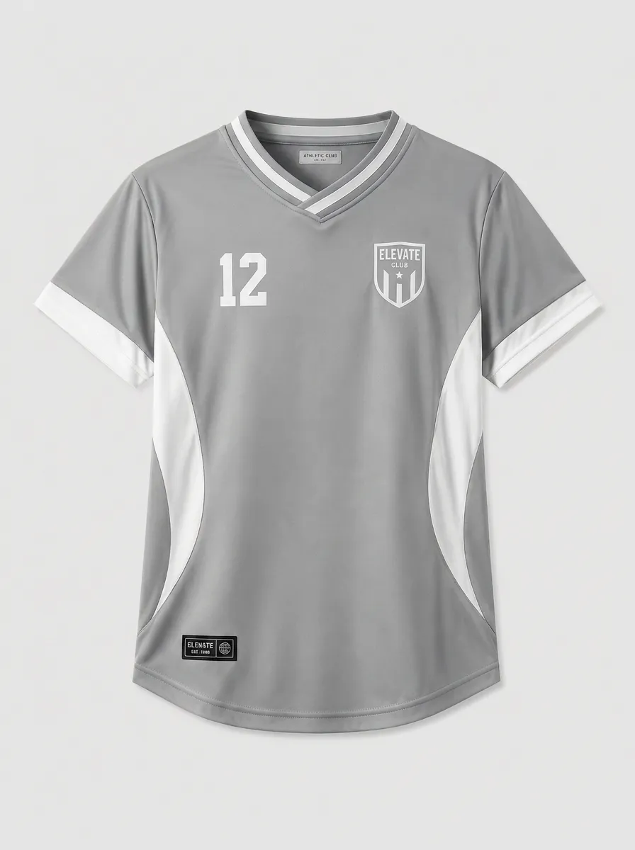 Unisex Soccer Fan Elevate Club Number 12 Printed Jersey