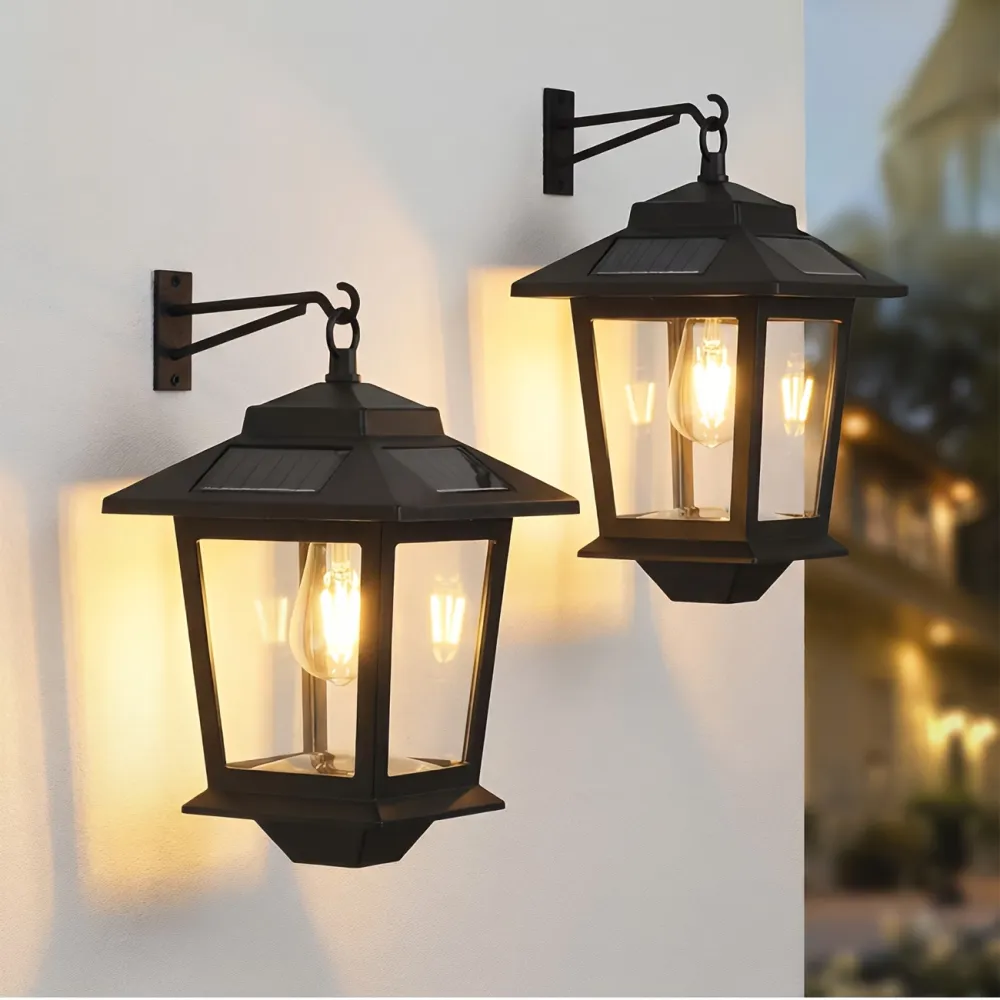 Rustic Patio Wall Lantern Light