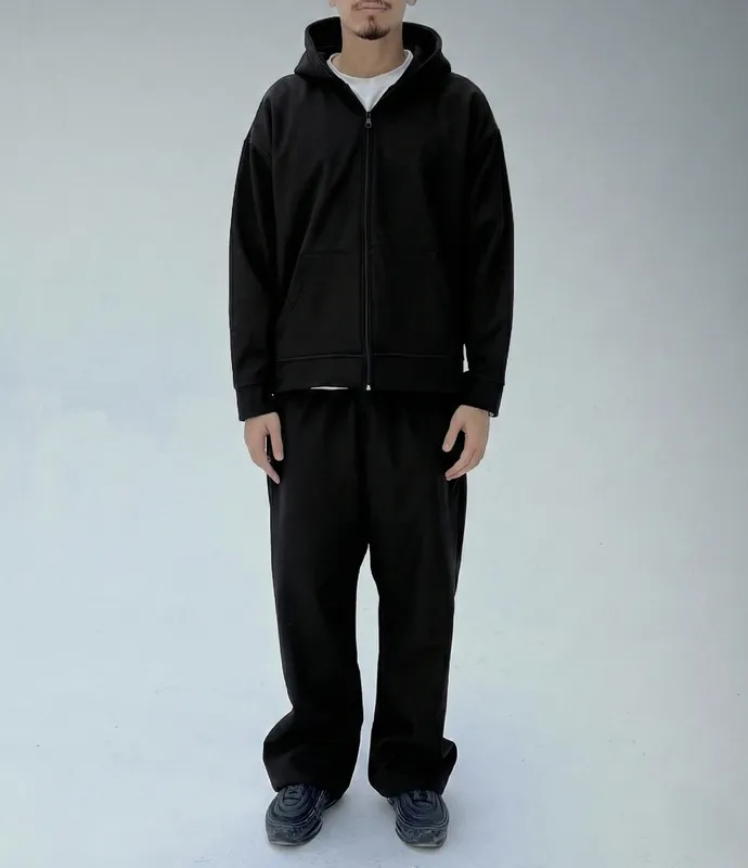 Black Everyday Relaxed Knit Lounge Pants
