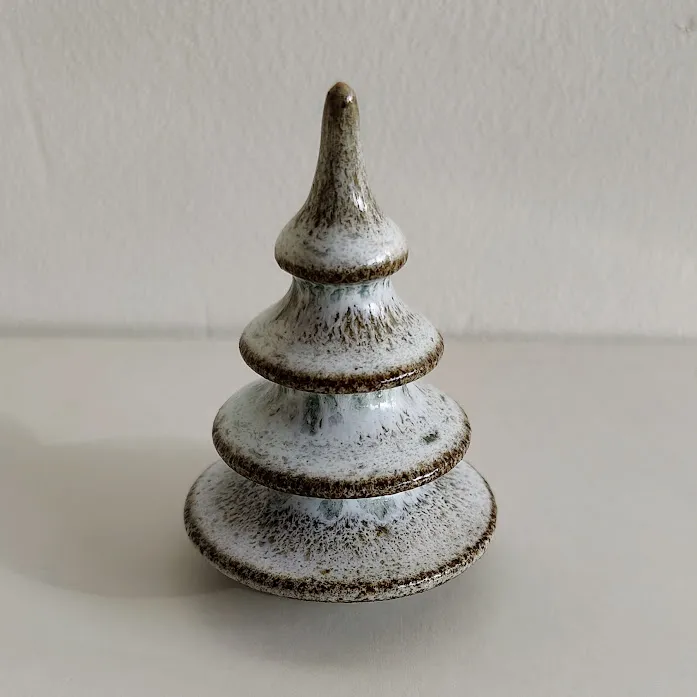 Recycled Clay Tree Ornament Set