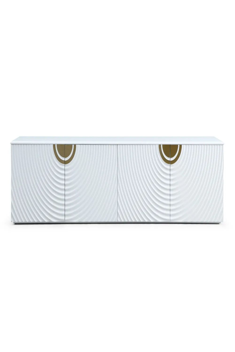 Fluted Front Decorative Storage Sideboard
