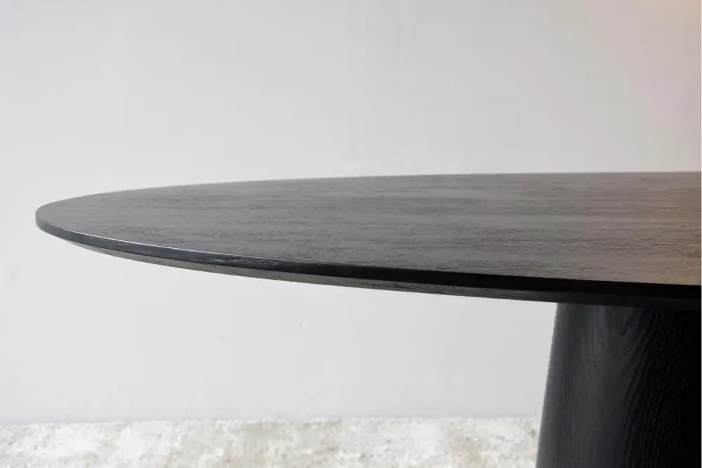 Oval Ash Wood Dining Table