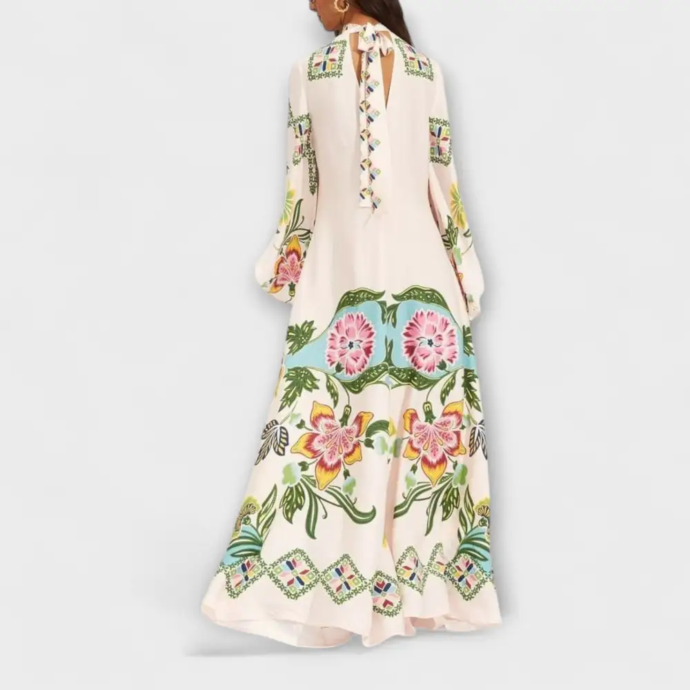Everyday Floral Printed Flowing Maxi Dress