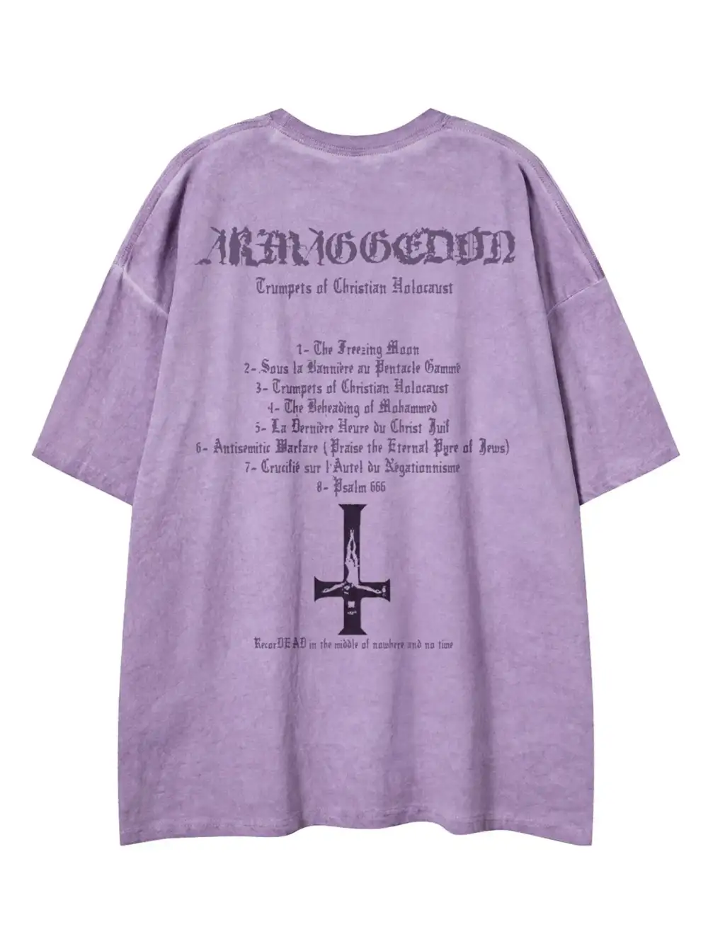Clean Graphic Washed Oversized Crew Neck Tee